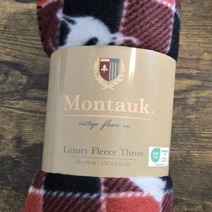Montauk Luxury Fleece Throw Blanket 50x60 Wildlife Print